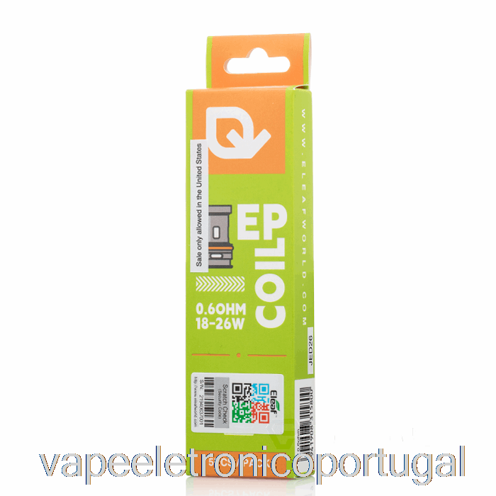 Bobinas De Substituição Vape Eletronico Eleaf Ep Bobinas Ep De 0,6 Ohm
